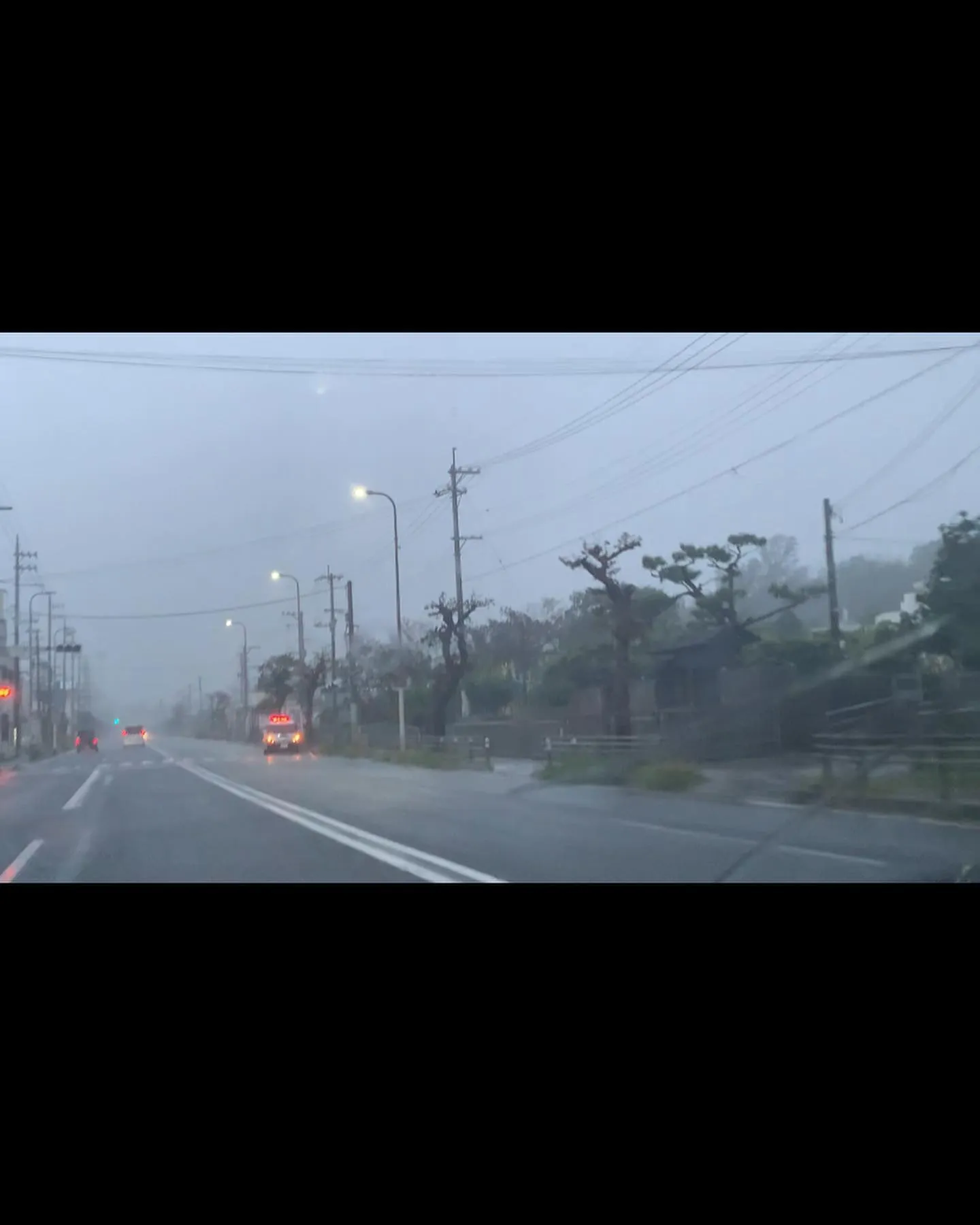 沖縄に直撃した台風6号恐ろしい💦